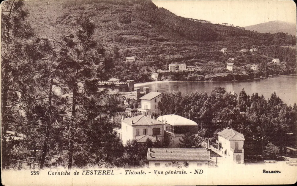 Corniche de l'ESTEREL - Théoule - Vue générale - ND - SELBOUA - Frente