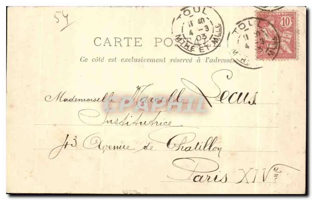 Toul - Place de la République — La Lorraine Illustrée, Nr. 54, 1902 - Rückseite