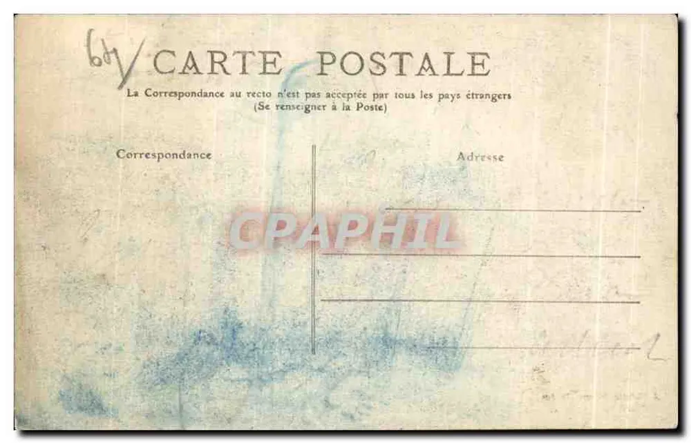 Hendaye — Casino und Avenue de la Plage — Verlag unbekannt - Rückseite