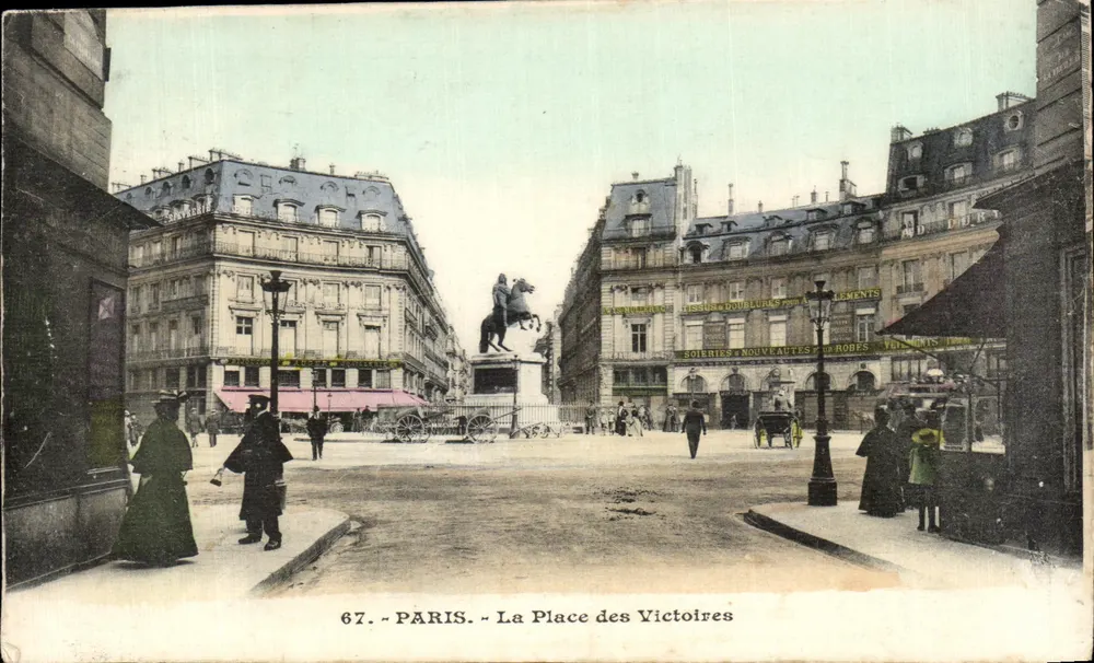 Paris — Place des Victoires — editor não identificado, n° de série 67 - Frente