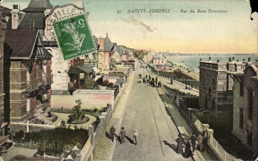 Sainte-Adresse — Rue du Beau Panorama — Uitgever: Ed. de la Ville - Voorkant