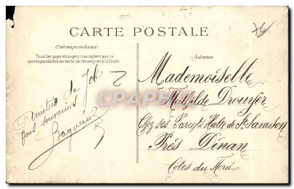 Sainte-Adresse — Rue du Beau Panorama — Uitgever: Ed. de la Ville - Achterkant