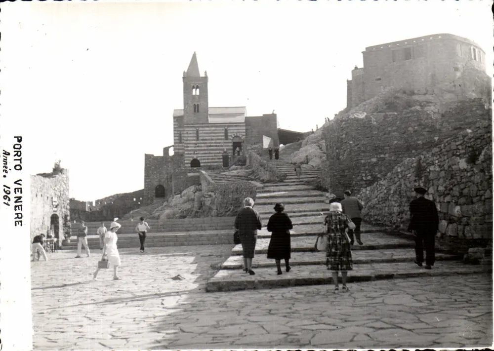 Porto Venere — uitzicht op de haven en de kerk — Porto Venere, 1967 - Voorkant
