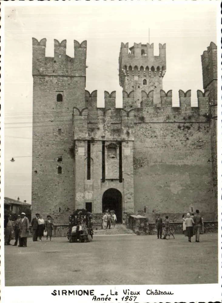 Sirmione — Das alte Schloss — Jahr 1957 - Vorderseite