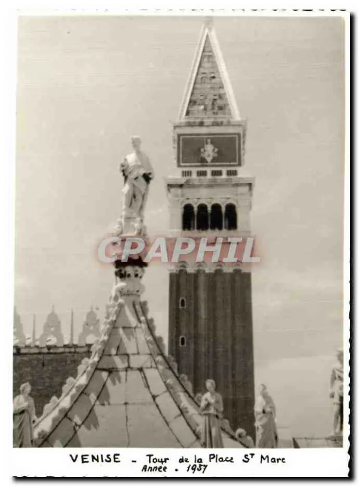 Venedig - Turm der Piazza San Marco - Jahr 1937 - Vorderseite