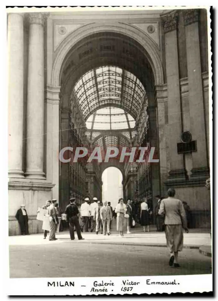Mailand - Galerie Victor Emmanuel - Jahr 1957 - Vorderseite