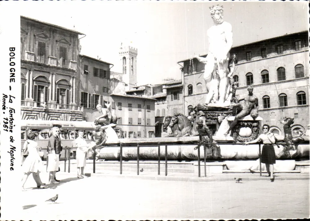 Bologna - Fontana di Nettuno — Jahr 1961 - Vorderseite