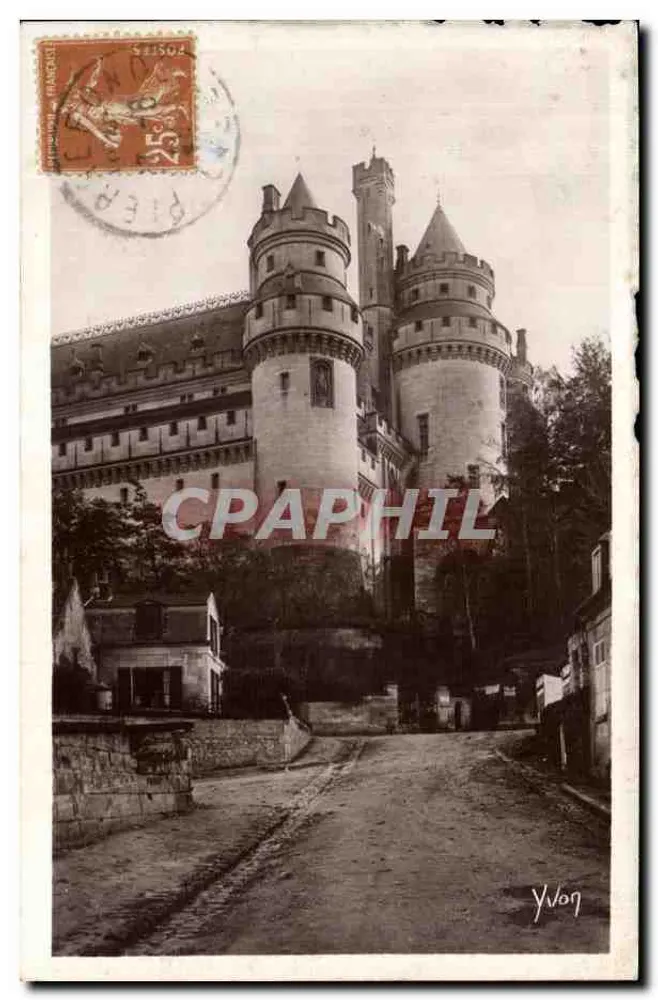 Château de Pierrefonds — vue d'arrivée — éditeur Yvon - Frente