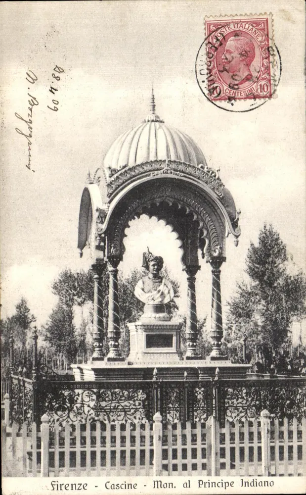 Firenze - Cascine - Monument au Prince Indien — éditeur inconnu, n° de série non visible - Recto