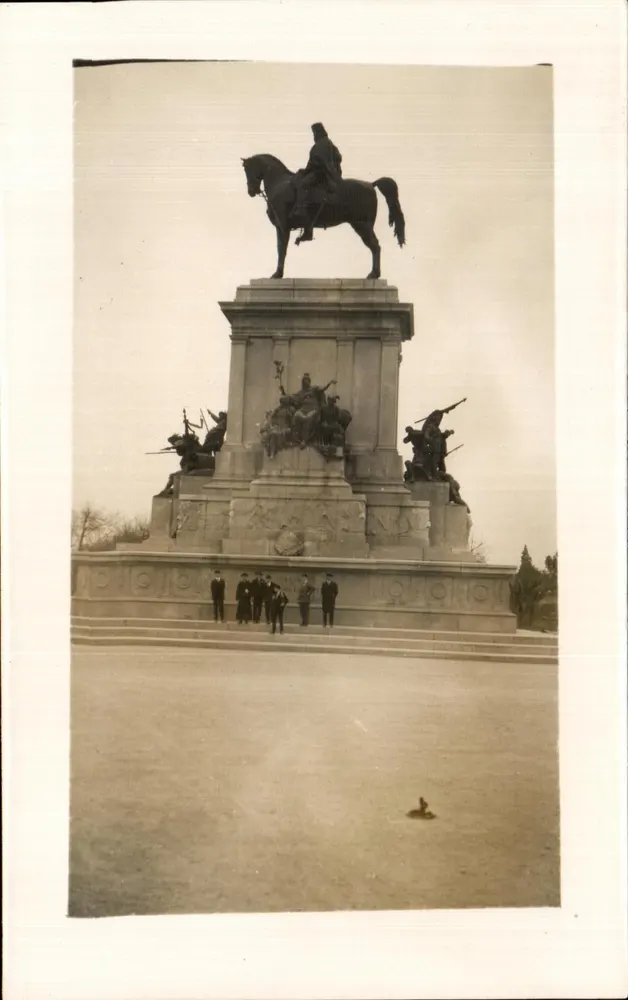 Rom — Garibaldi-Denkmal — unbekannter Verlag, Seriennummer nicht sichtbar - Vorderseite
