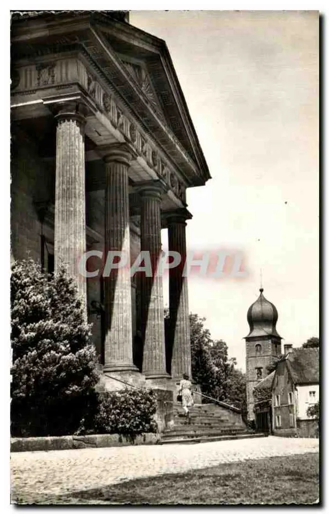 Mersch, Eingang zur Kirche — Verlag unbekannt, Nr. 452 - Vorderseite