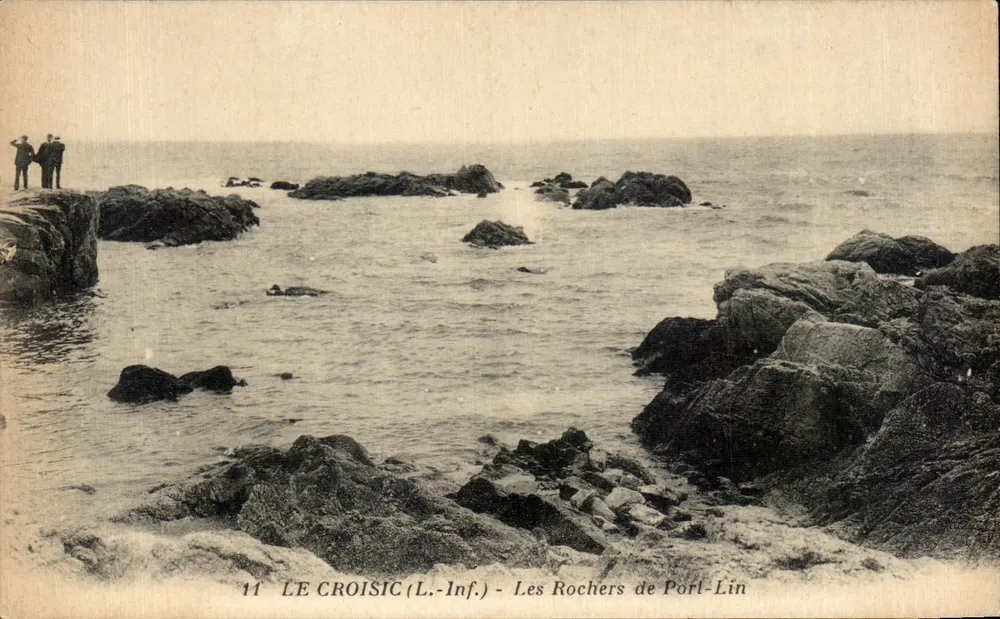 Le Croisic (L.-Inf.) - Los Rocas de Port-Lin - Anverso