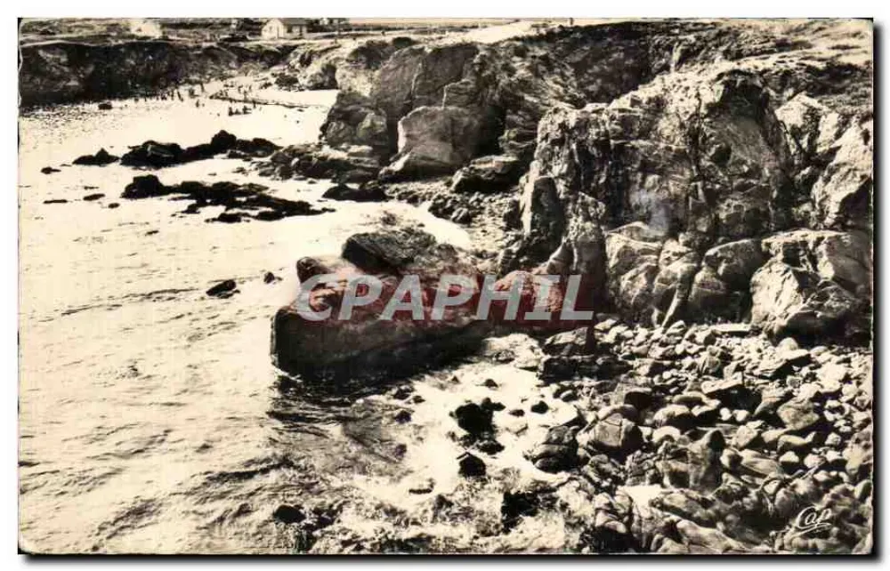 Le Croisic — Die Grande Côte und der Napoleonsmaske — Réal-Photo, Paris - Vorderseite