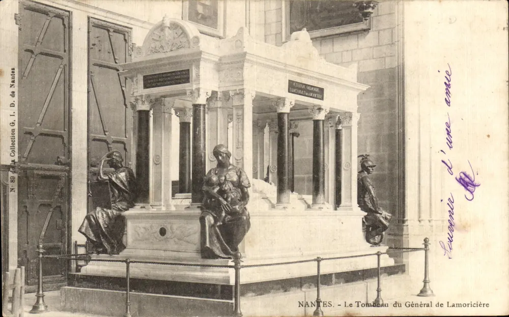 NANTES - El Mausoleo del General de Lamoricière — Colección G. I. D. de Nantes, N° 58 - Anverso