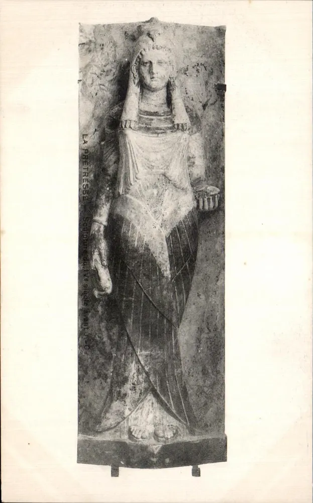 La Prièresse — Statua egipska — Wydawca nieznany - Awers