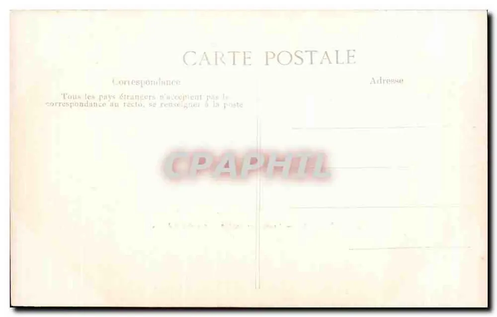 La Prièresse — Statua egipska — Wydawca nieznany - Rewers