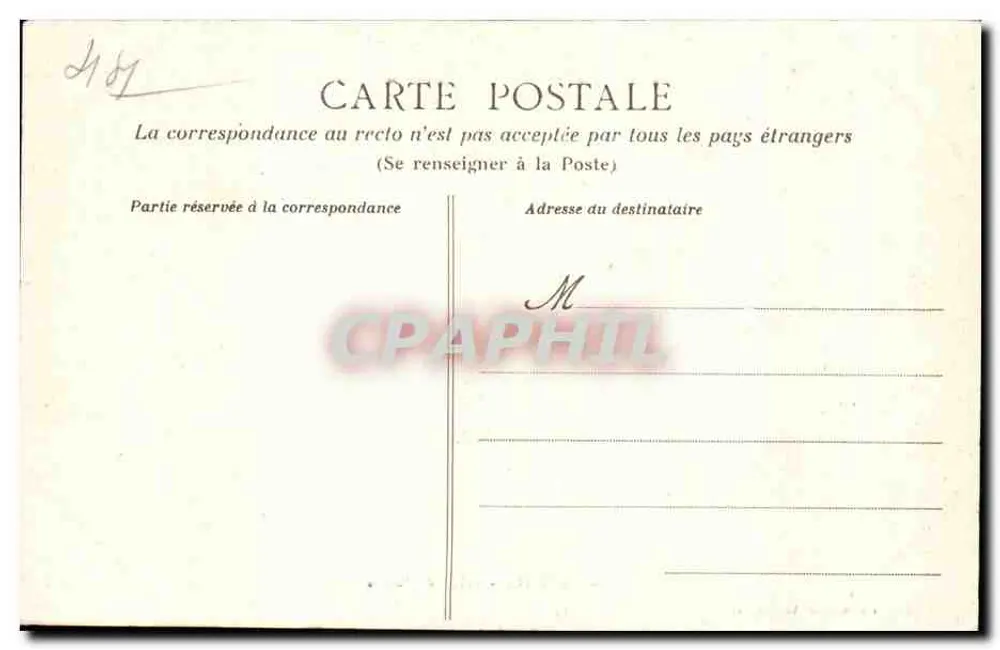 NANTES - Palácio de Justiça — Coleção do Bazart Sainte Croix, n°9 - Verso