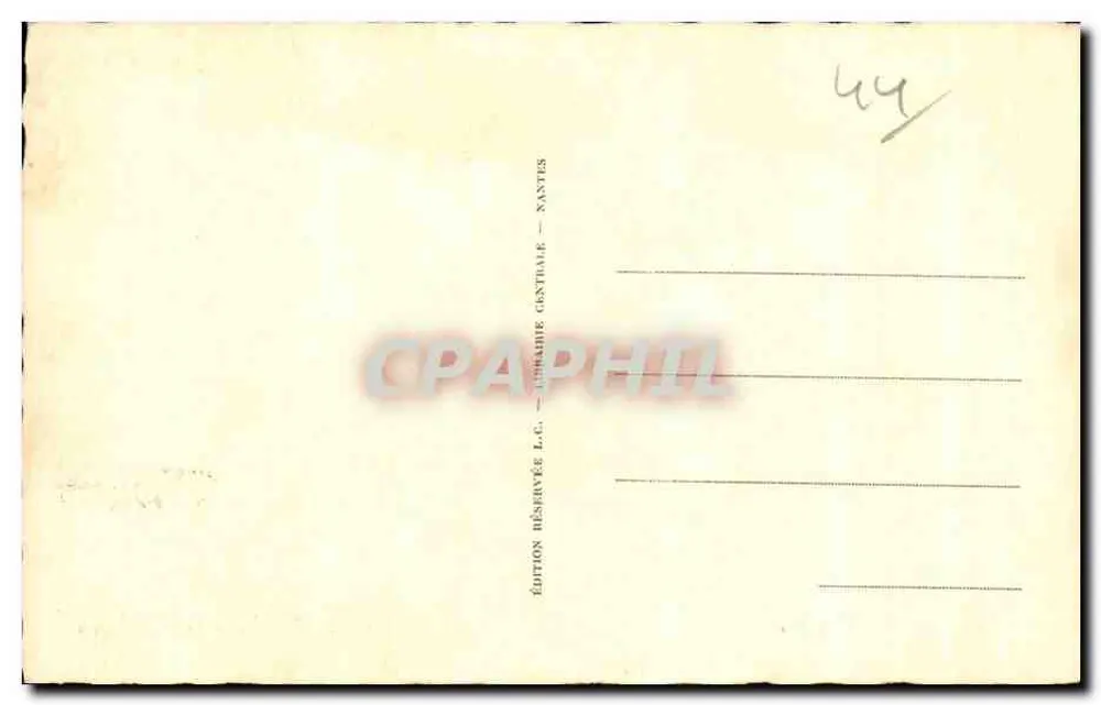 Place Graslin und rue Crébillon — Nantes — Édition Générale L.C. - Rückseite