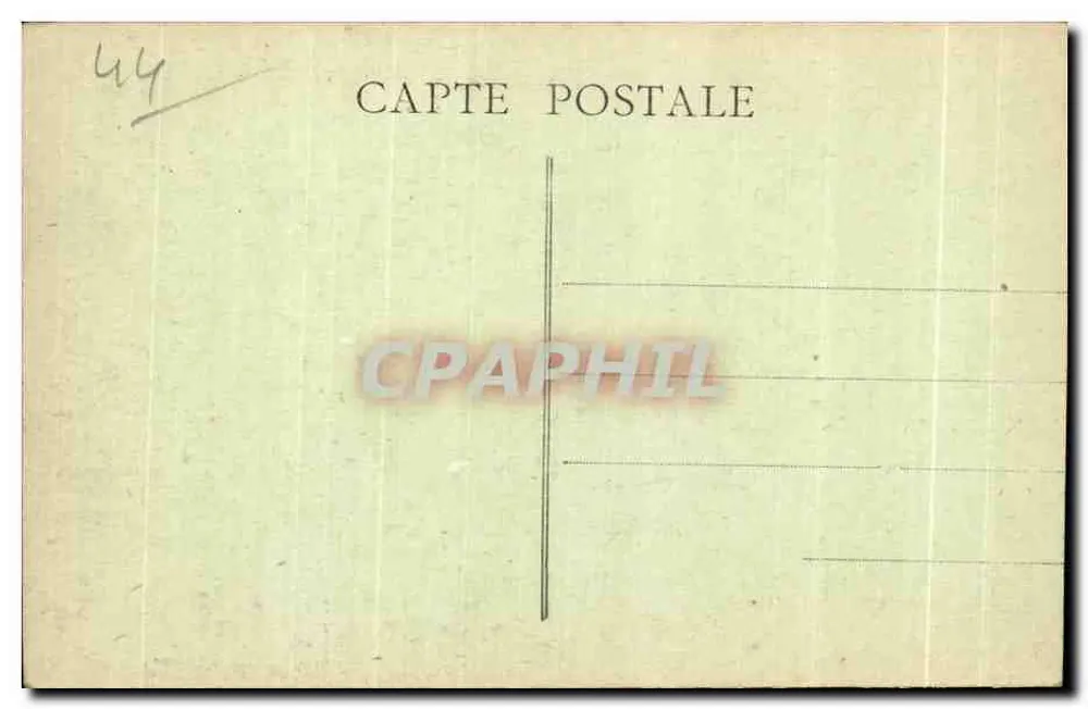 NANTES - Panorama zum Jardin des Plantes - A. R. - Rückseite