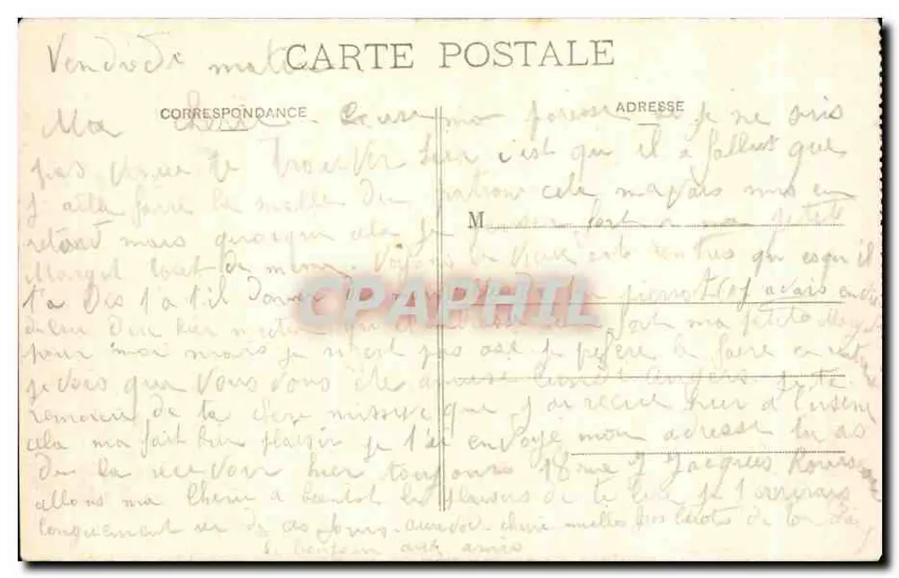 Bordeaux — A Baía — Marcel Delbroy, fototipia, Bordeaux - Verso