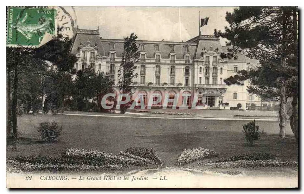 Cabourg — Das Grand Hotel und die Gärten — LL - Vorderseite