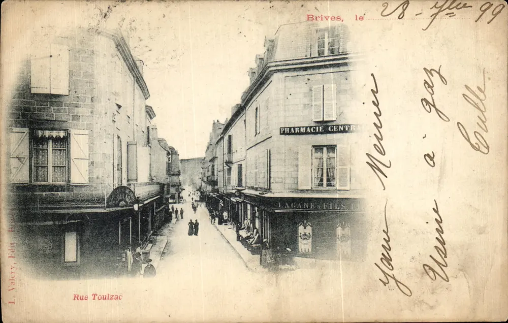 Brives-sur-Garonne — Rue Toulzac — L. Valery, Verlag Paris - Vorderseite