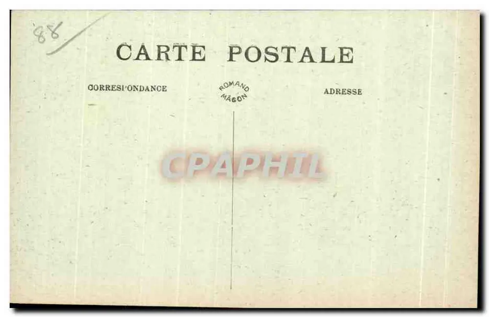 Schloss Maurice Barrès — Charmes-sur-Moselle — Verlag Ch. Frachet, Charmes - Rückseite