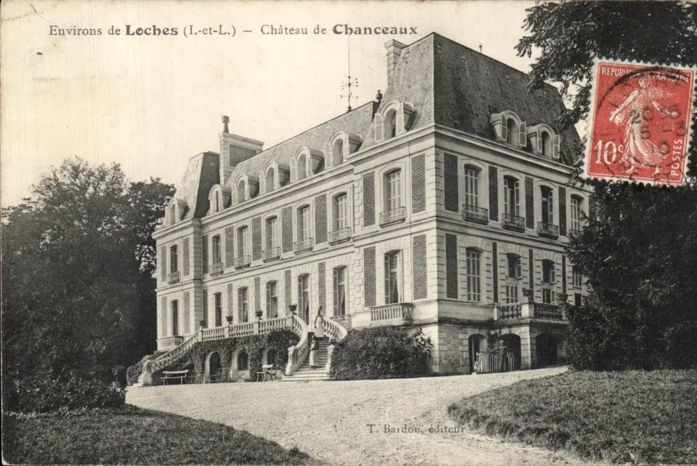 Castelo de Chanceaux — Arredores de Loches (Loir-et-Cher) — T. Bardou, editor - Frente