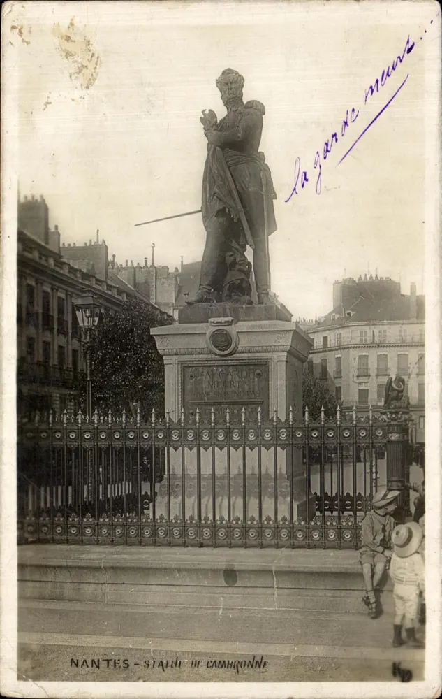 Nantes - Estátua de Cambronne — editor Nantes - Frente