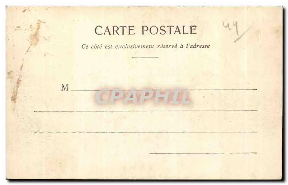 NANTES - Eingang zum Schloss (13. bis 15. Jahrhundert) — Edition A. Tourné, Nantes - Rückseite