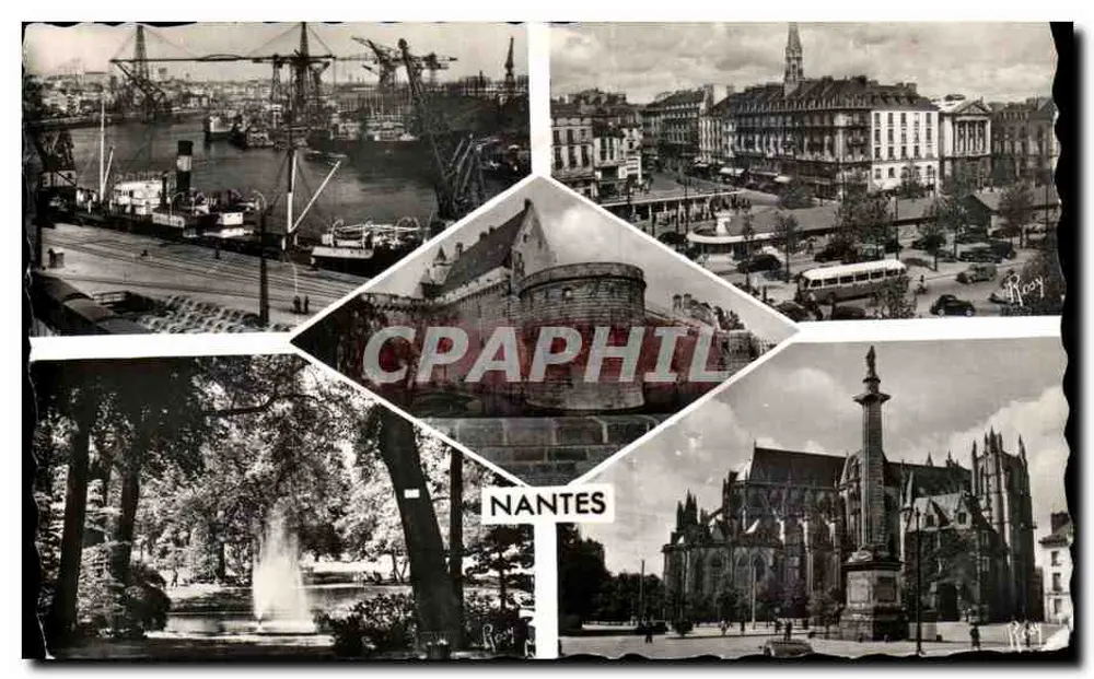 Nantes — Panoramablick - Vorderseite