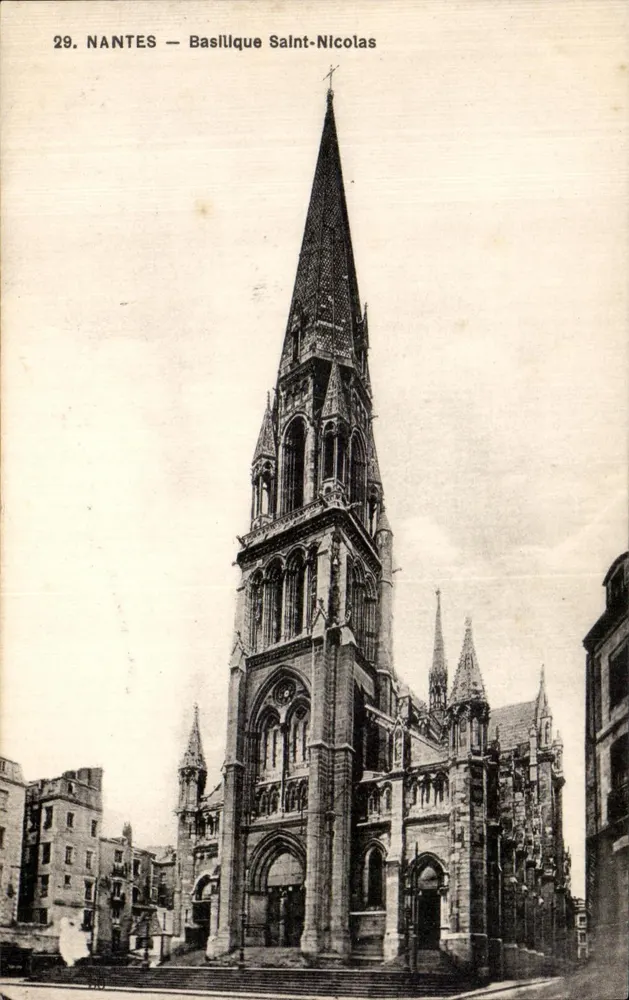 NANTES — Basílica de São Nicolau — F. Chapeau, editor Nantes, n°29 - Frente