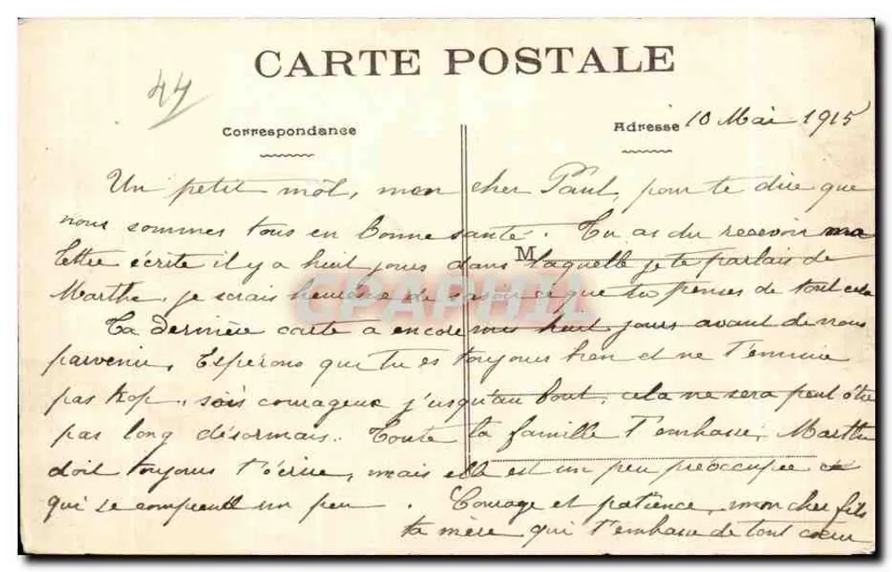 NANTES - Blick auf die Kathedrale vom Schloss — phototypie WASSIELLER, n° 503 - Rückseite