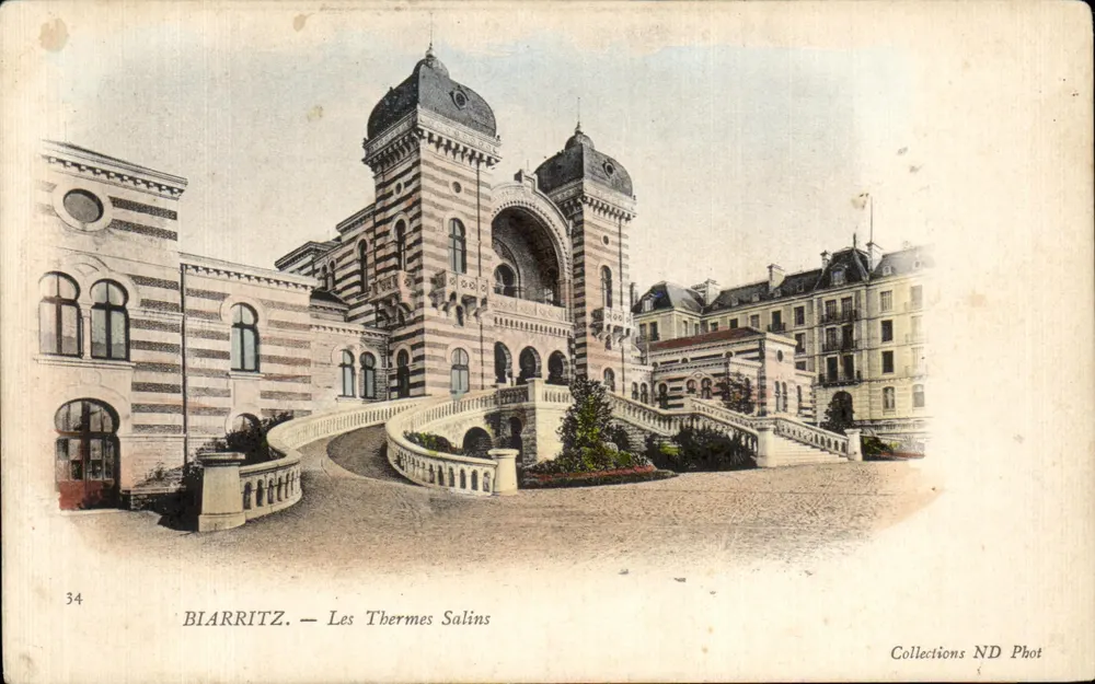 Biarritz — Os Termas Salinas — Coleções ND Phot - Frente