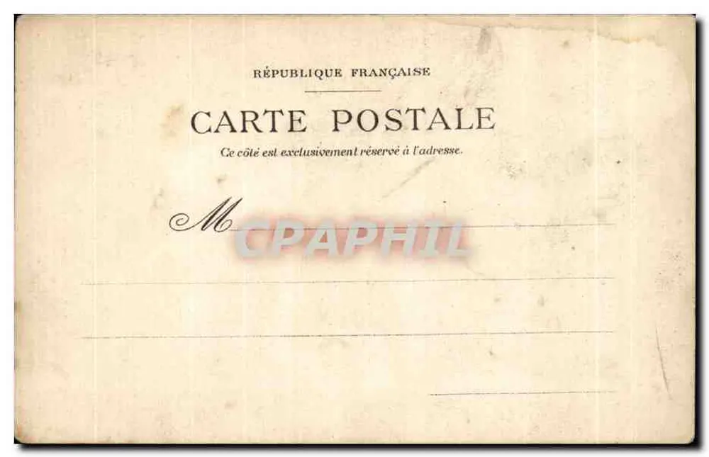 Le Havre - Hotel de Ville (Jardin de l') — Grand Bazar, 124, Rue de Paris - Verso