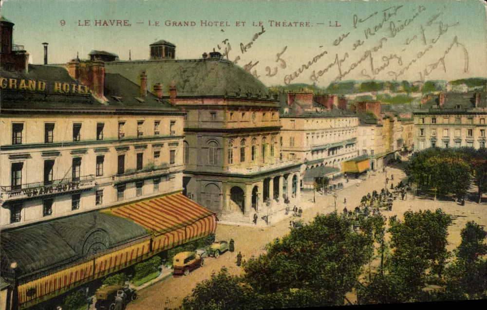 Le Havre — Das Grand Hotel und Das Theater — LL - Vorderseite