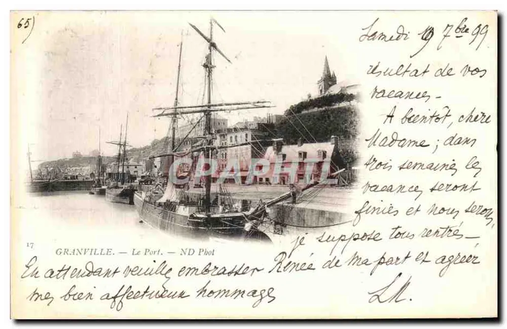 Granville — Der Hafen — ND Phot - Vorderseite