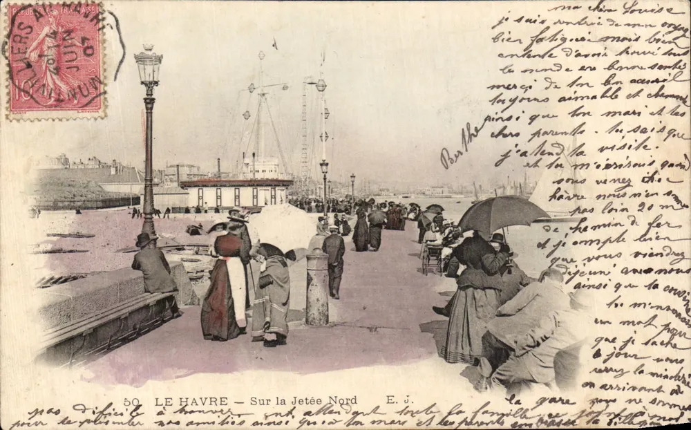 Le Havre — Na Ponta Norte — E.J. n°50 - Frente