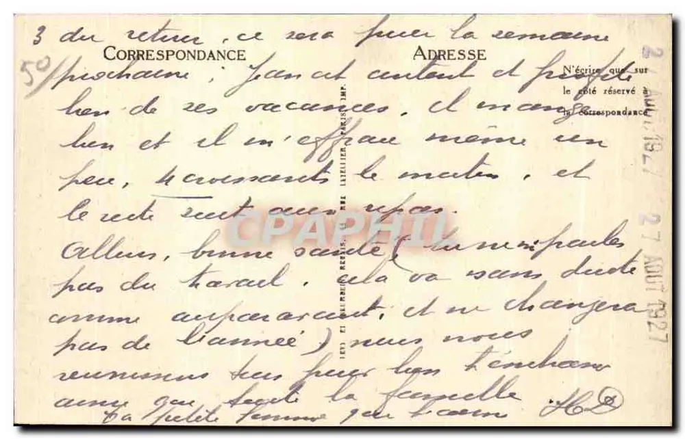 Avranches — Vista geral tirada das Grèves — LL - Verso