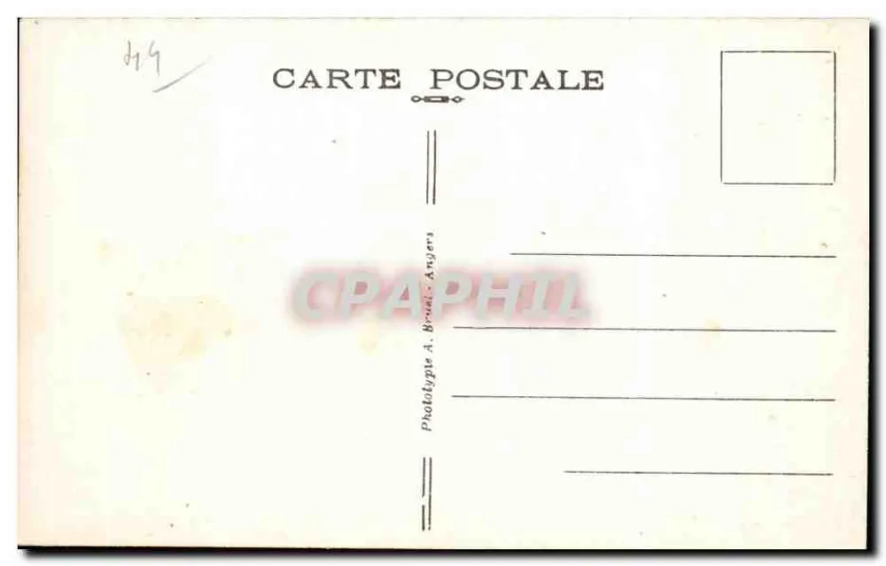 Le Pouliguen (Loire-Inf.) — Der Teufelspforte — A. B. - Rückseite