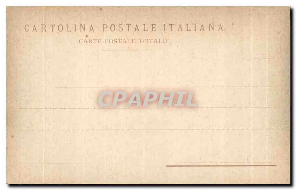 Pompei - Casa d'Arianna — visão das ruínas com colunas — Richter & Co. Napoli, n° (336) - Verso
