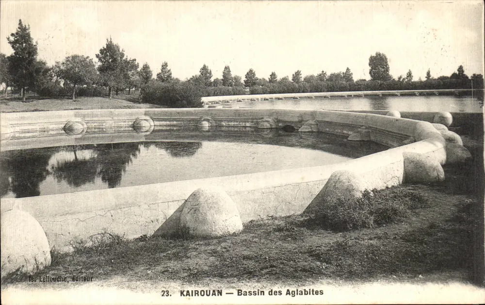 Kairouan — Bassin der Aghlabiden — Lellouche, Verlag, n°23 - Vorderseite
