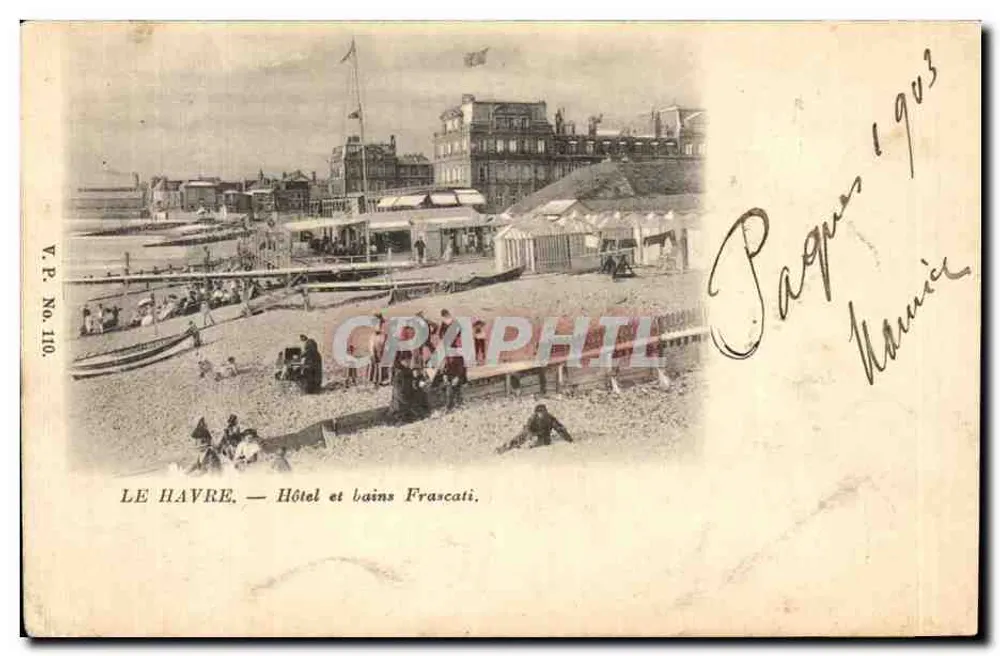 Le Havre — Hotel e banhos Frascati — N.º 110 - Frente