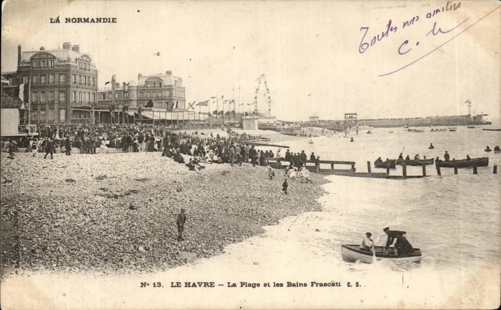 Le Havre — Die Strände und die Bäder Frascati — Verlag C.S. n°13 - Vorderseite