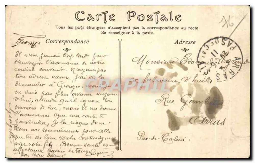 Sainte-Adresse — Le Pain de Sucre — NB. Phoj. - Verso