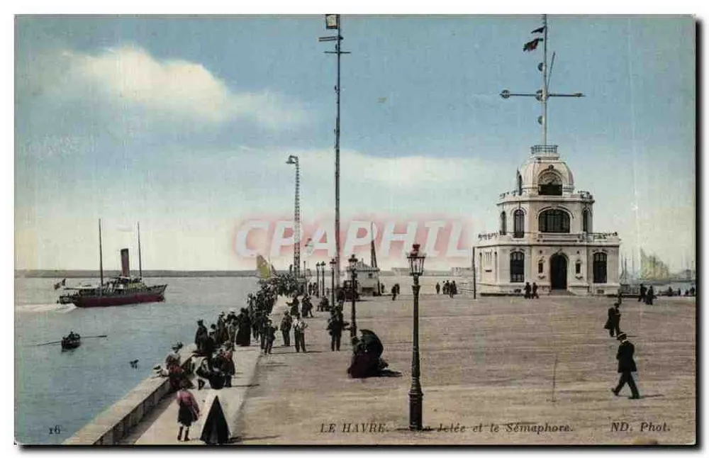 Le Havre — A Ponte e o Sémaphore — ND. Fotografia - Frente