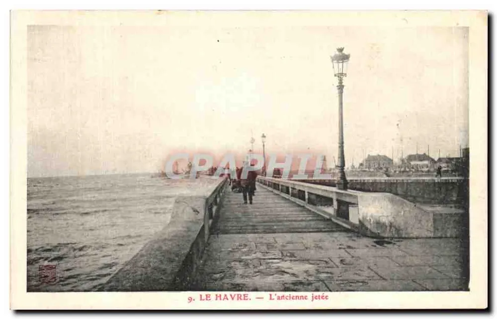 Le Havre — Die alte Mole — Moka Williot - Vorderseite