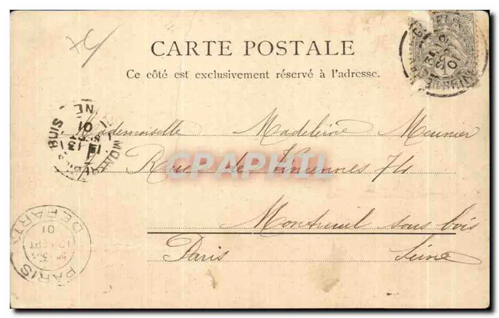 Les Brisants — Le Havre — R. & J. D. 10066 Agina - Verso