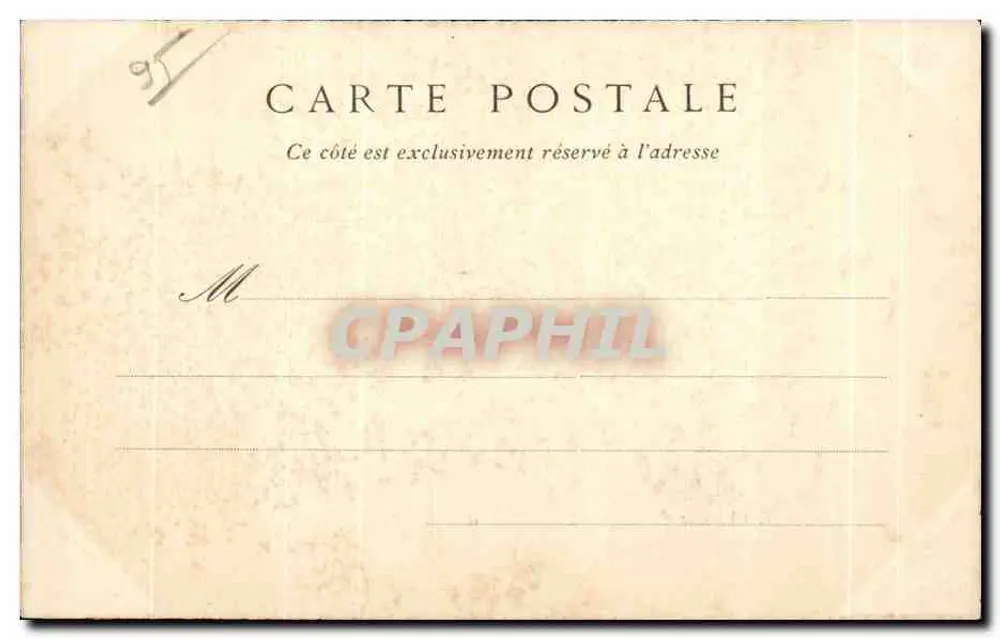 Castelo de La Roche Guyon — gravura segundo Chastillon — Moissard, Editor - Verso