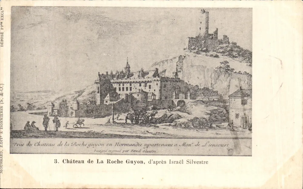 Schloss La Roche Guyon — Normandie — Verleger Moussard & Donnieres (S.&O.) - Vorderseite